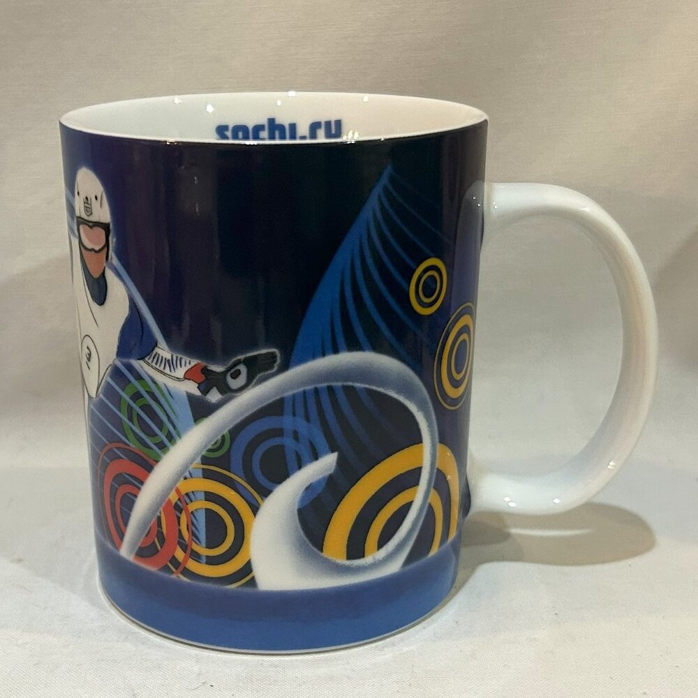 Sochi Russia 2014 Winter Olympics Games Ceramic Porcelain Coffee Mug